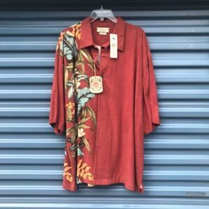 Casual Button Down Shirt . Size: Extra Large {46-48} . 100% Silk . Pusser's